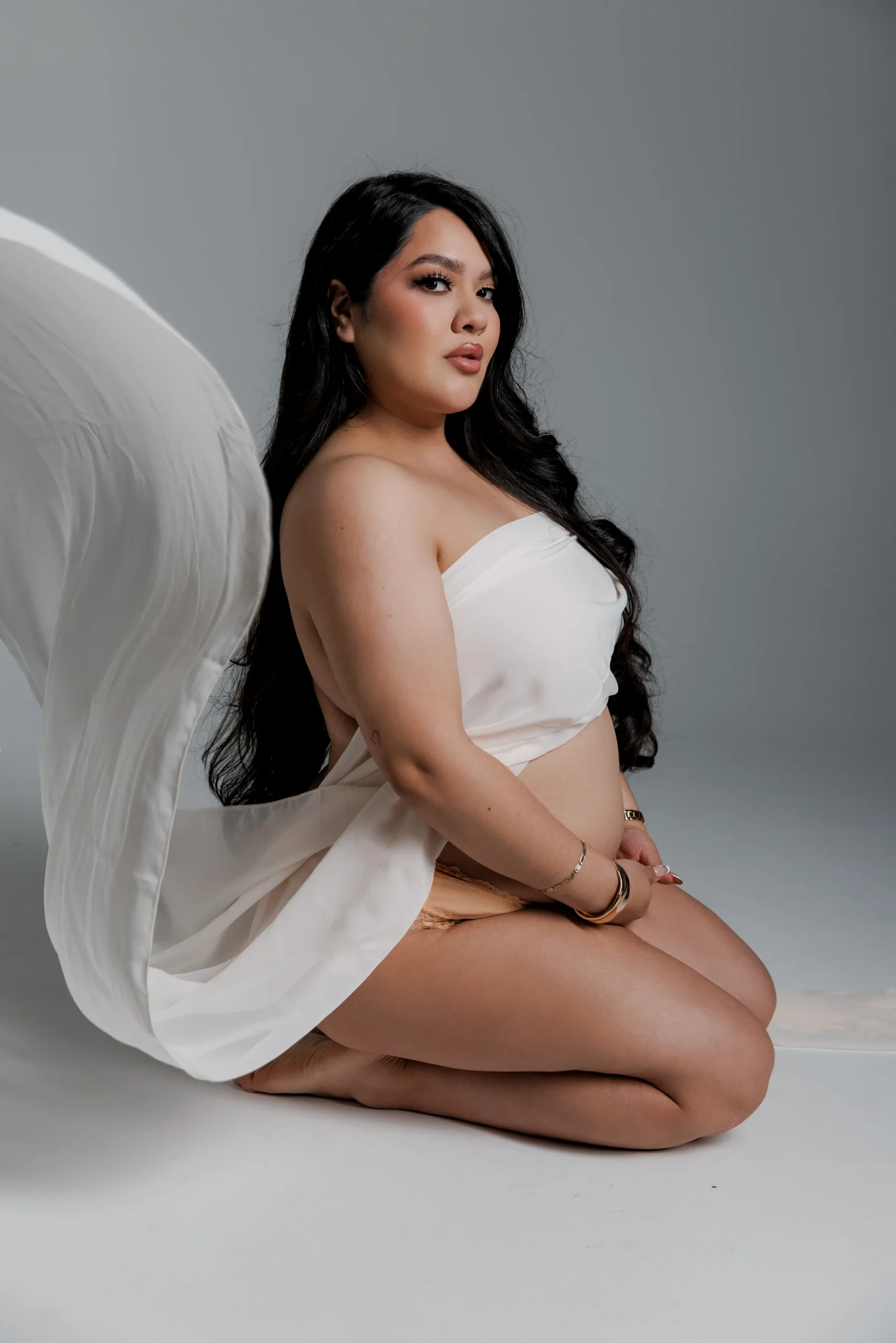 After retouching